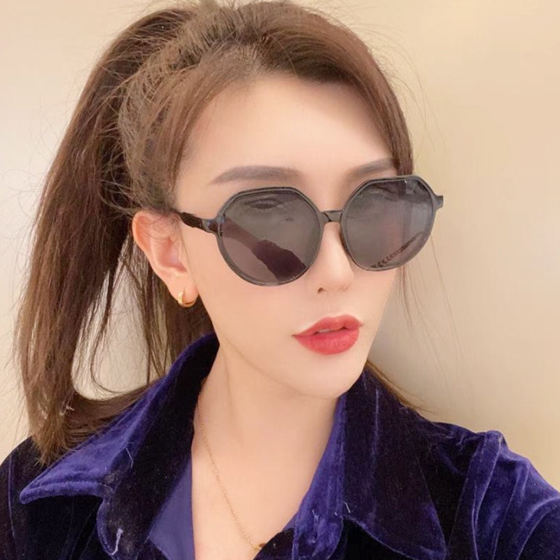 INS✨Korea Kacamata Hitam Retro Sunglasses Klasik Frame Besar Kaca mata Lensa UV400 Untuk Eyeglasses Fashion Wanita Pria Import COD Ready Stock