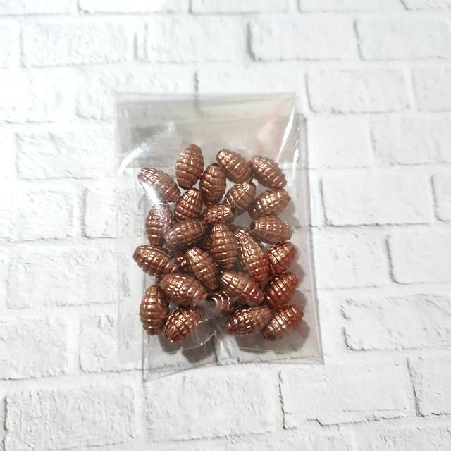 Mote SQ Motif Mini Granat (isi +/- 30 butir)