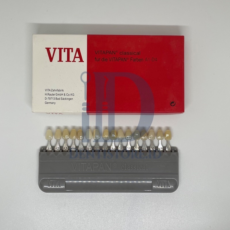 Jual Vitapan Dental Shade Guide 16 Shades Vita Classic Warna Gigi