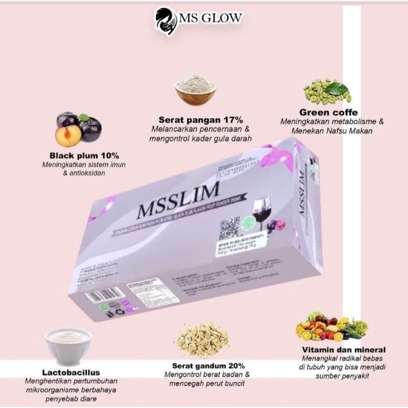 MS Glow - Black Plum Slimming Drink