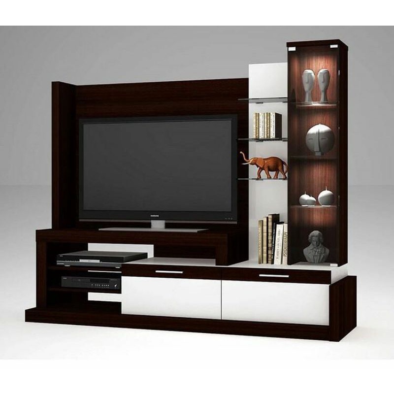 rak tv / lemari tv / bufet tv wall unit elegan minimalis