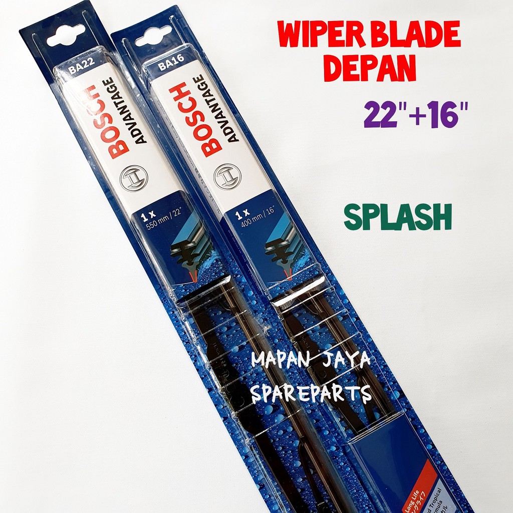 BOSCH WIPER BLADE DEPAN - SUZUKI SPLASH (ORI)