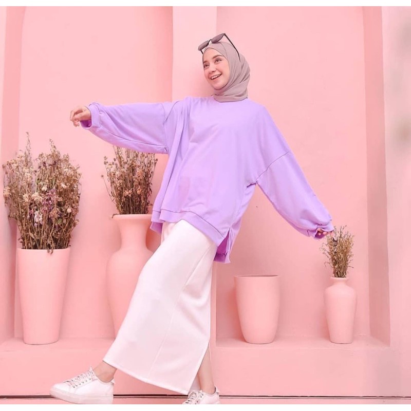 YUMNA SWEATER OVERSIZE | SWEATER MURAH WANITA KEKINIAN