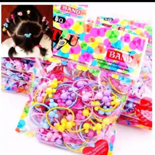  Ikat  rambut  anak  anak  gambar  mikky mouse 1 pcs Shopee 