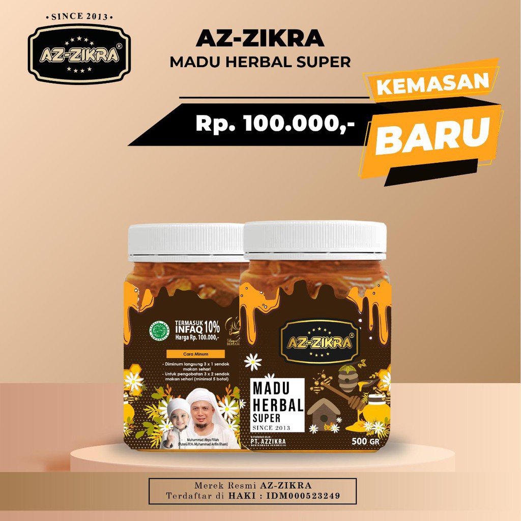 

(READY STOK) Kemasan Baru Madu Az Zikra + Brosur Az Zikra (FREE PACKING BUBBLEWRAP)