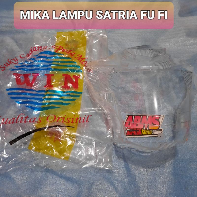 MIKA LAMPU SATRIA FU INJEKSI KACA LAMPU MIKA DEPAN SATRIA FU FI