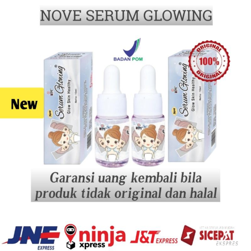 Serum GLOWING / nove serum glowing / serum wajah glowing / serum gold / serum wajah bpom