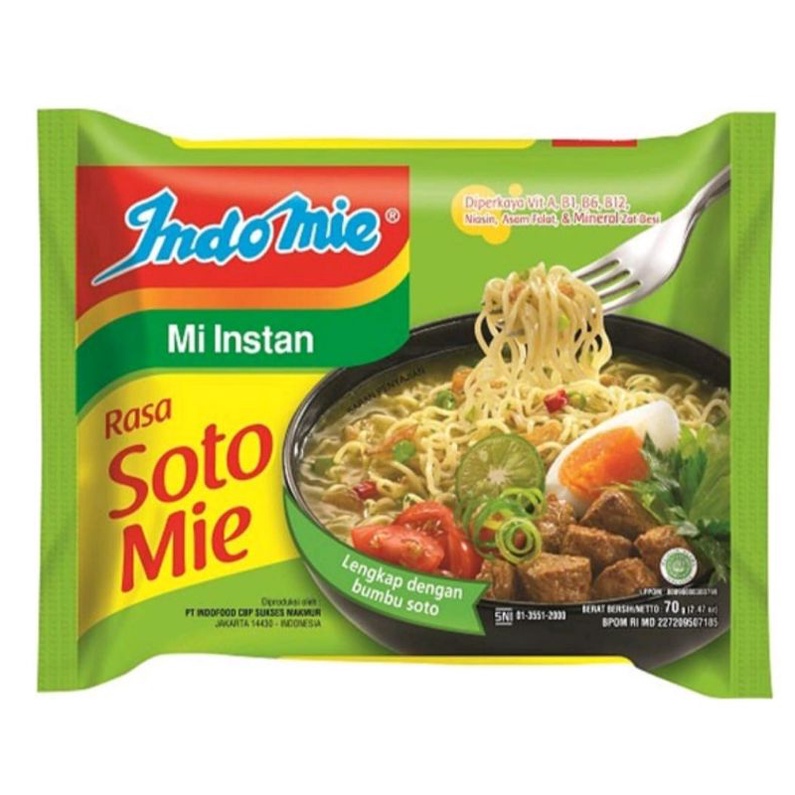 

Indomie soto Mie (per 5 pcs)