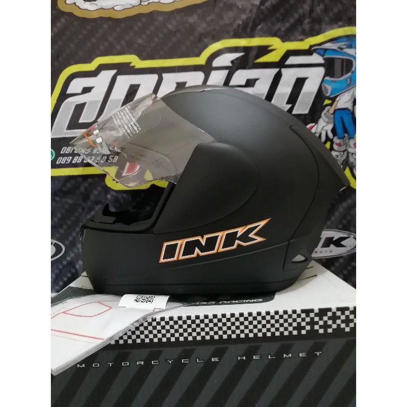 HELM INK CL MAX BLACK DOFF ORIGINAL HELM TOURING INK CLMAX HITAM DOFF HELM DRAG INK NO HELM SHOEI