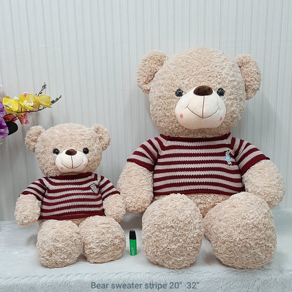 Boneka Beruang Teddy Bear Sweater 70cm/Boneka Bear Besar/Boneka Teddy