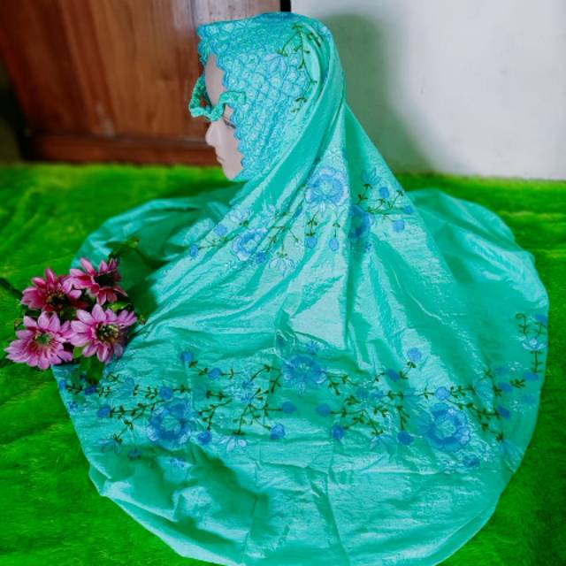 mukena terusan parasit dewasa tebal tidak nerawang