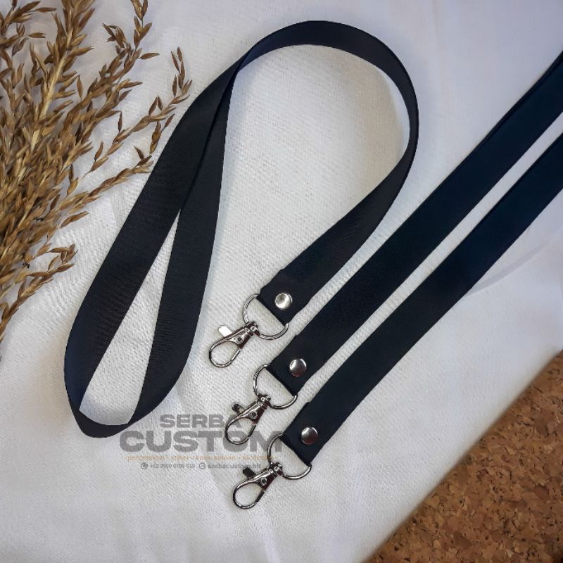 

TALI LANYARD / TALI ID CARD POLOS LGSG KAIT TANPA STOPER SATUAN & GROSIR