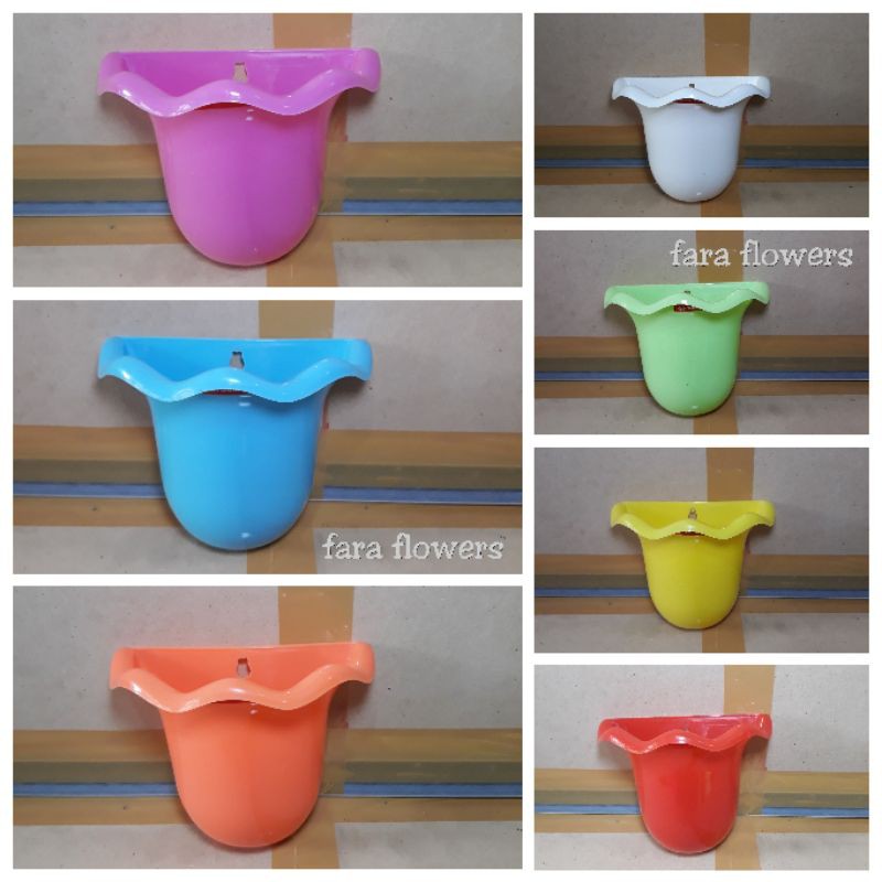 Pot Bunga Dinding Plastik Vas Bunga