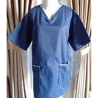 BAJU JAGA DOKTER PERAWAT setelan atasan dan celana BAJU JAGA DOKTER PERAWAT setelan atasan dan celana