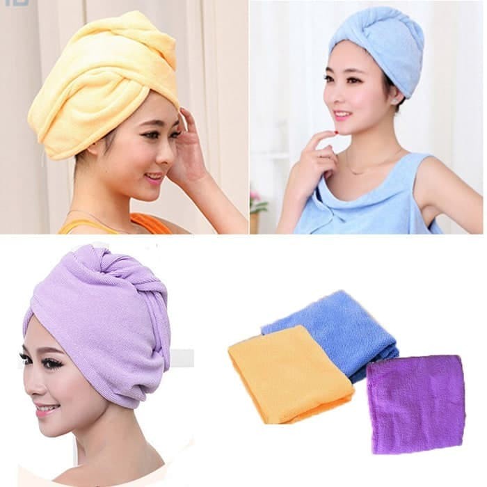 HANDUK MANDI KEPALA KERAMAS CREAMBATH - MAGIC TOWEL MICROFIBER HEAD