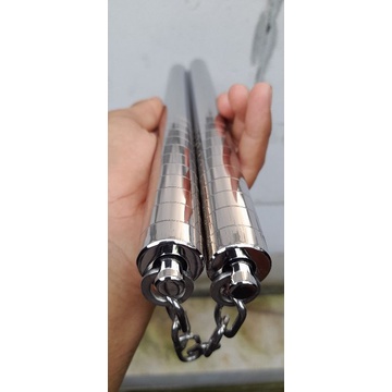 Nunchaku stainless Steel Kerincing FIGHSTYLE Diameter 2,2cm/DOUBLE STICK