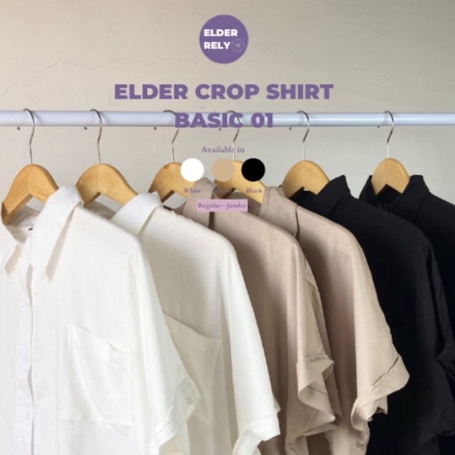 ELDER CROP SHIRT KEMEJA RAYON 01