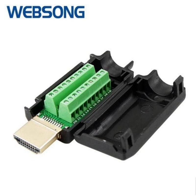 Connector PCB Terminal HDMI Male Websong