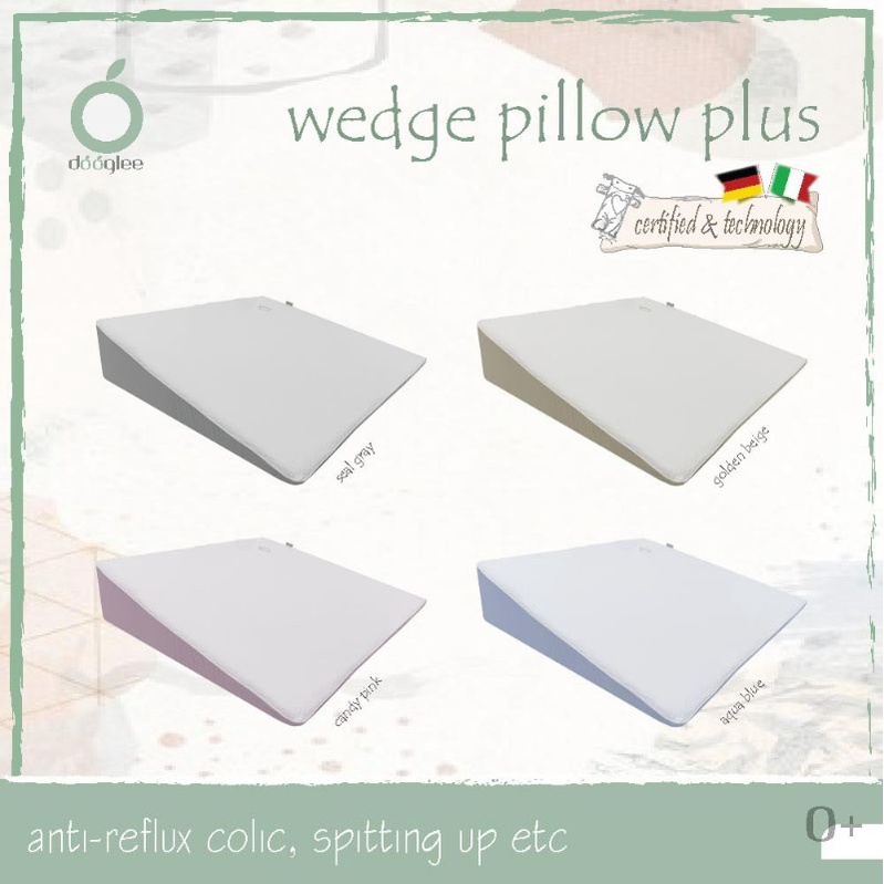 Dooglee Wedge Pillow PLUS Bantal untuk tidur miring / tidur tinggi