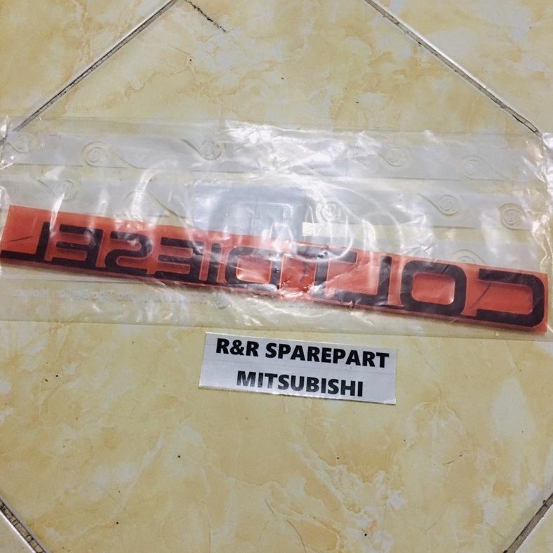 Emblem Colt Diesel / Logo Colt Diesel New Original 100% Mitsubishi Km004885