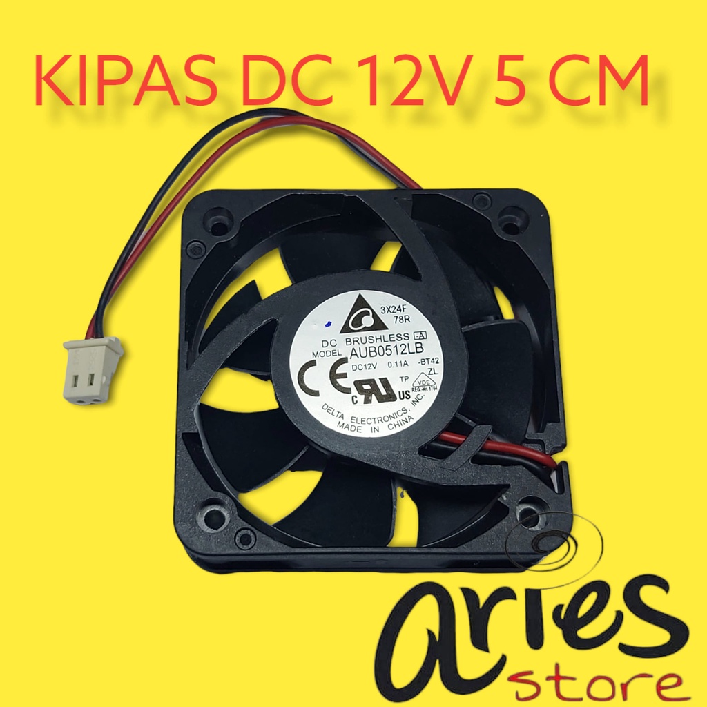 KIPAS DC 12V 5CM 5X5