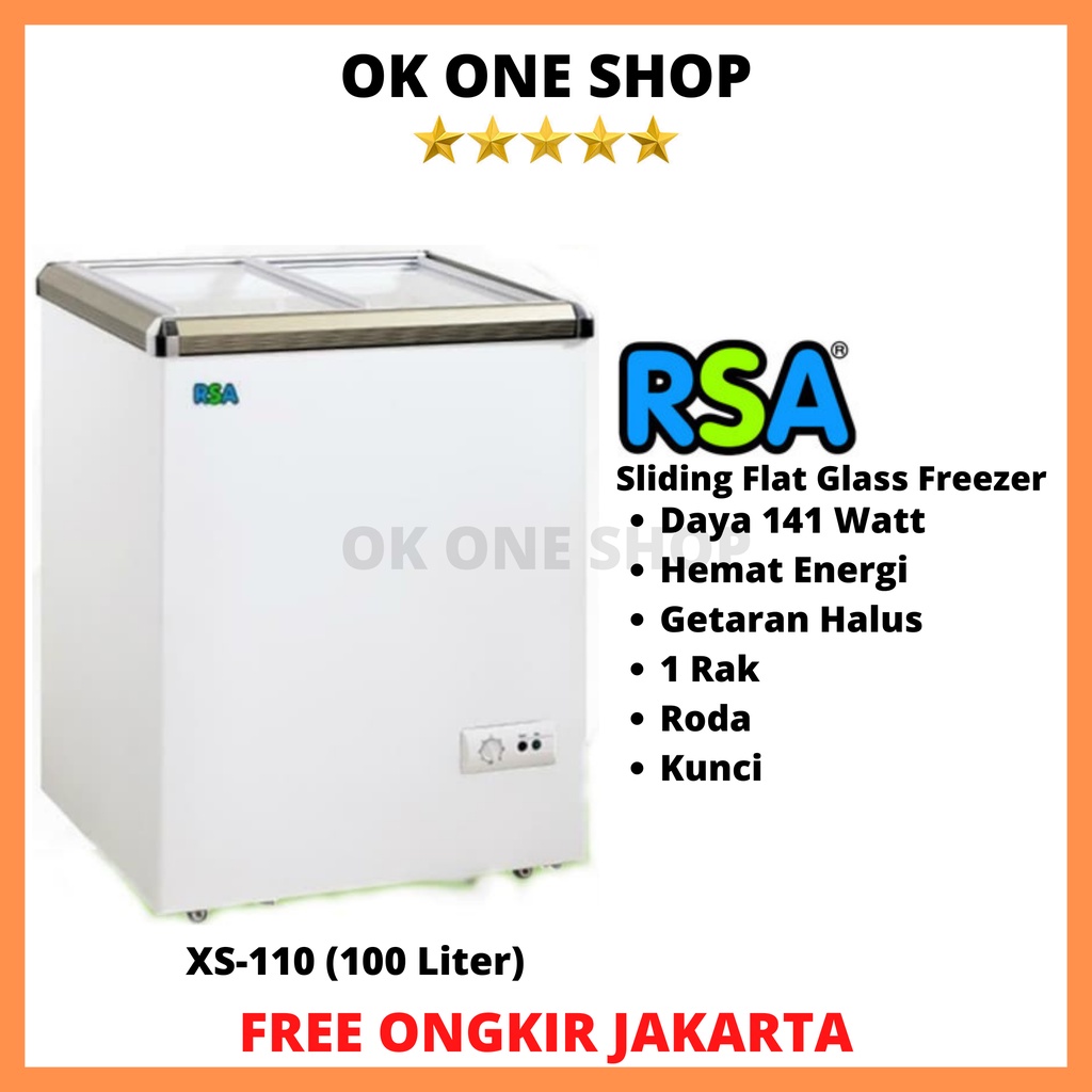 RSA Sliding Freezer XS-110