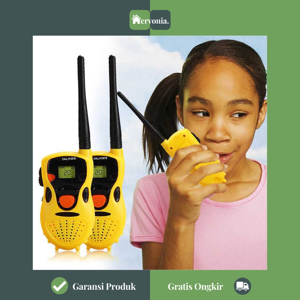 HT Mainan Walkie Talkie - Mainan Mini Walkie Talkie Anak 1 Pasang