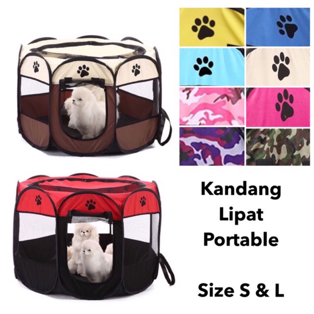 KANDANG LIPAT PORTABLE ANJING KANDANG LIPAT HEWAN TENDA ANJING KANDANG ANJING KANDANG KUCING