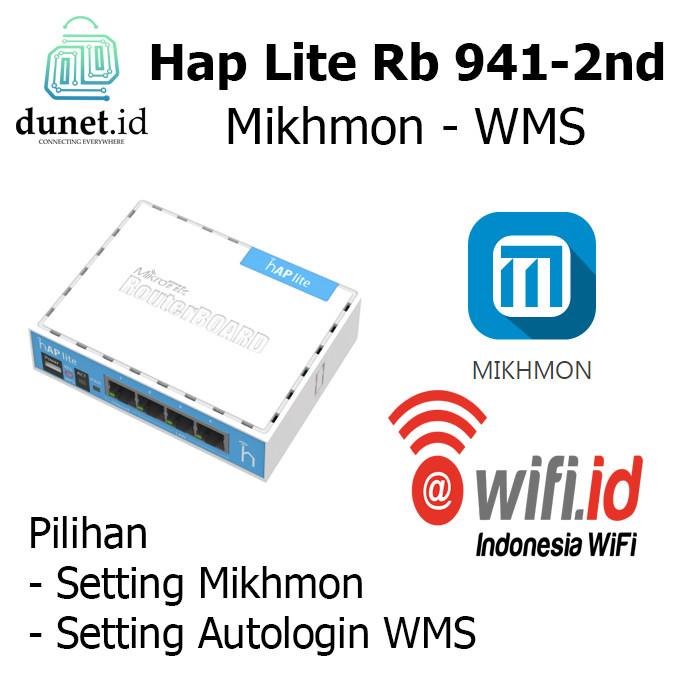 Mikrotik Rb941-2Nd (Hap-Lite) Full Setting Mikhmon / Autologin Wms