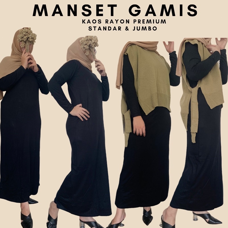 Manset Gamis/Manset Dress Rayon Super Adem