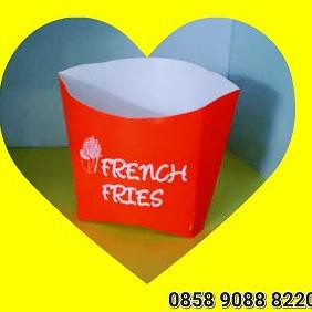 

TERMURAH Box French Fries - Dus French Fries Kecil - Dus Kemasan Kentang Goreng