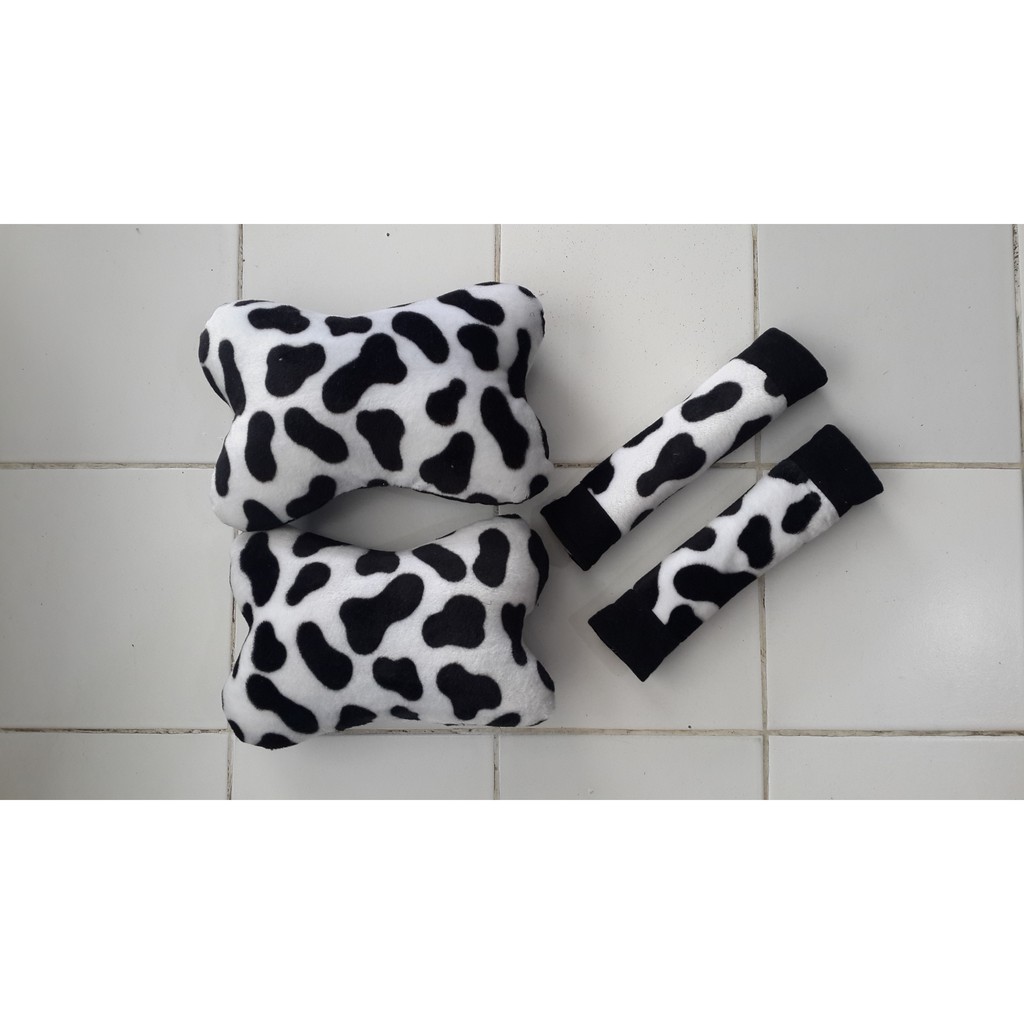 Bantal Mobil 2 in 1 Exclusive Moo Printing