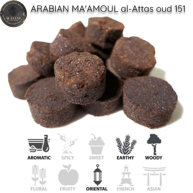 MA'AMOUL al-Attas aroma kayu gaharu original isi 20 keping