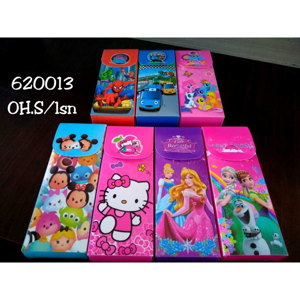 

KOTAK PENSIL RAKIT ANAK MOTIF KARTUN ( 1 LUSIN )
