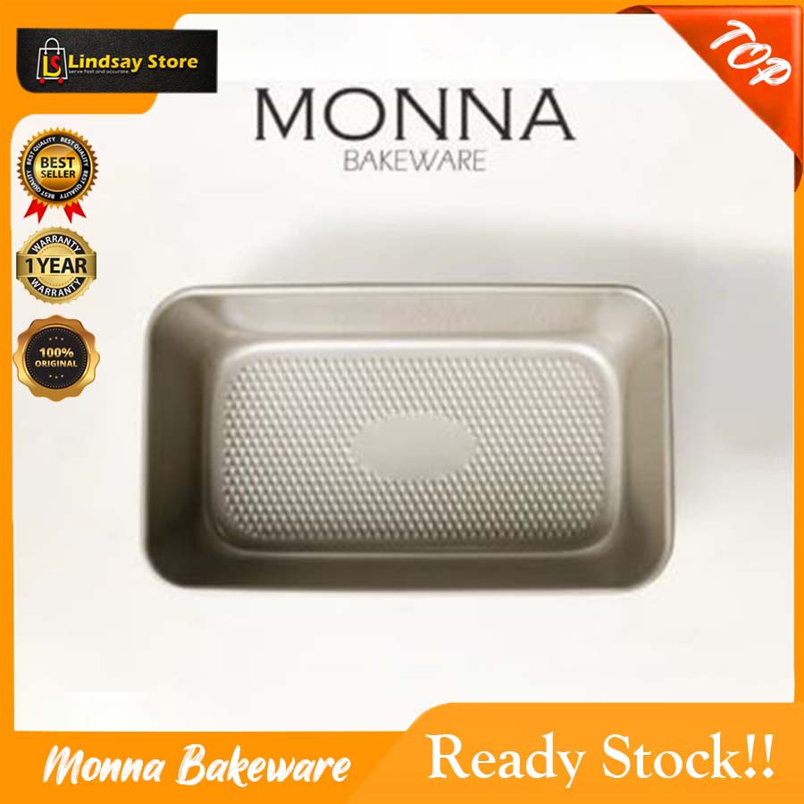 LOAF PAN MONNA BAKEWARE SIGNORA CARBON STEEL Loyang Sultan Loyang Bolu Kotak / Bulat | Persegi Panja