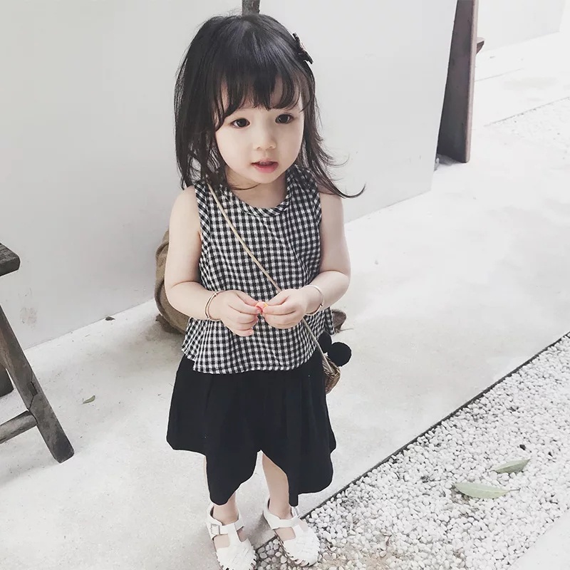 BEFAST - ZTL OOTD Setelan Anak DIAYAN / SETELAN ANAK ROK ELEN / Oneset Anak Perempuan Terbaru / Pakaian Casual Anak / Set Atasan Tanpa Lengan+Rok Pendek / Fashion Anak Perempuan Kekinian / Oneset Trendy / Terlaris