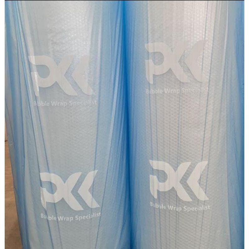 

Bubble Wrap Bening PKK bungkus biru