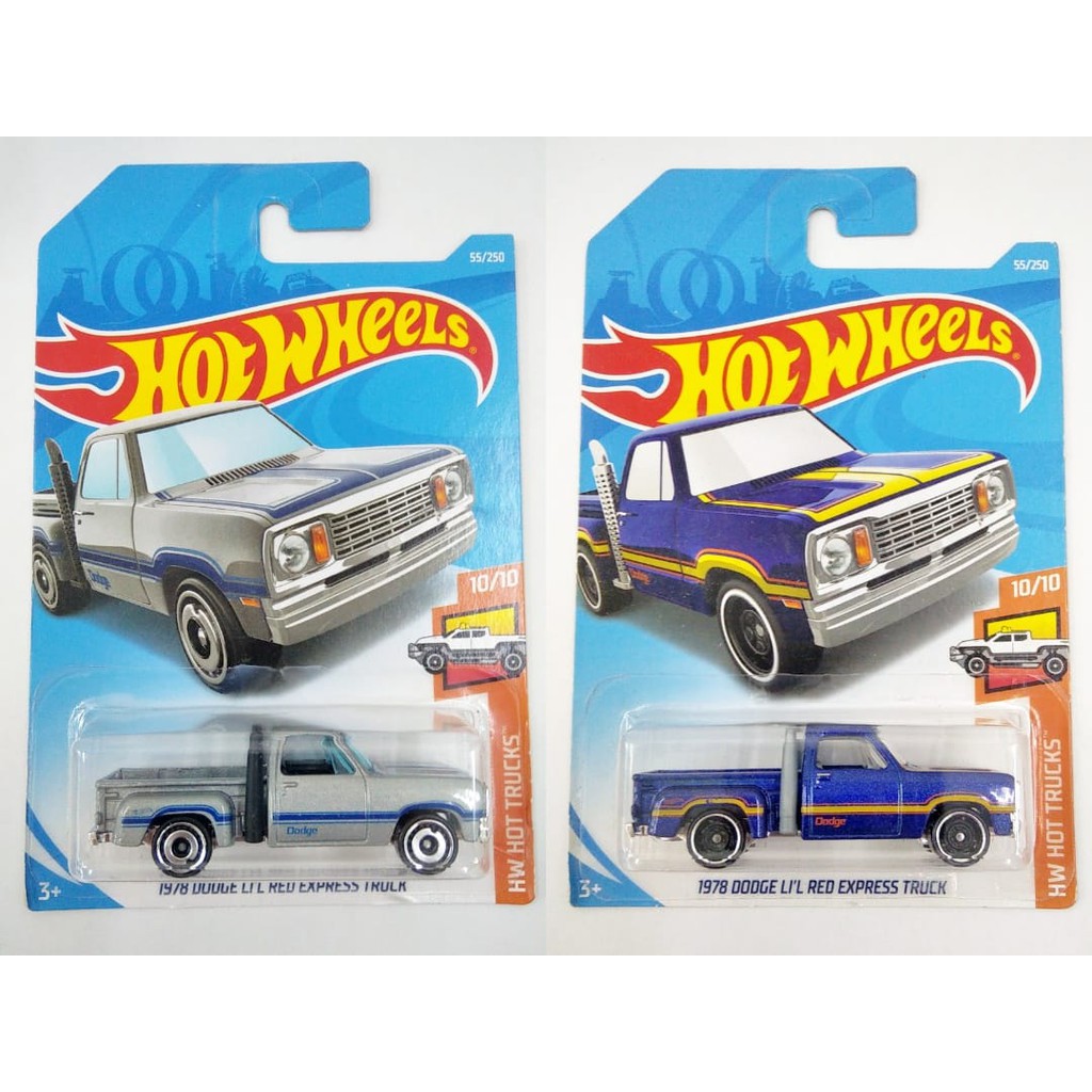 Diecast Hot Wheels 1978 DODGE LIL RED EXPRESS TRUCK Biru Silver Abu HW Pickup Hotwheels Pick Up