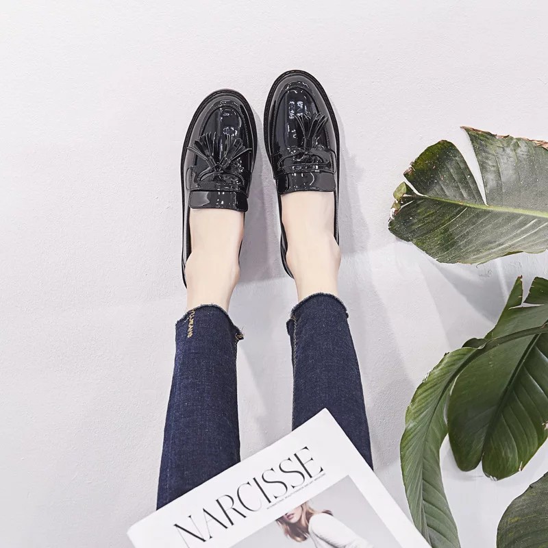 SEPATU FLAT WANITA MOTIF RUMBAI 6578