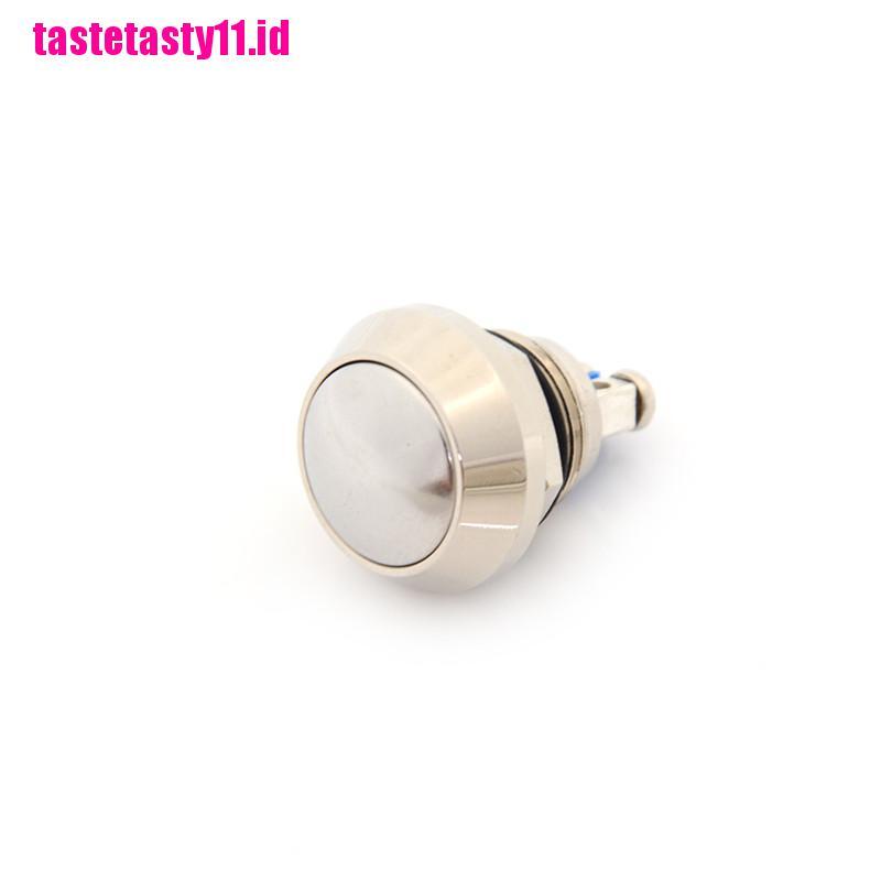 Tombol Tekan Momentary 12mm Bahan Metal Anti Air