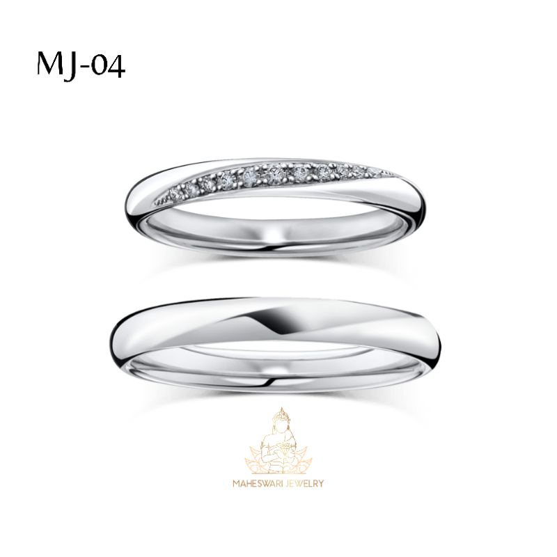 MAHESWARI JEWELRY - CINCIN COUPLE CINCIN PERAK CINCIN KAWIN MJ-04 MAHESWARI JEWELRY