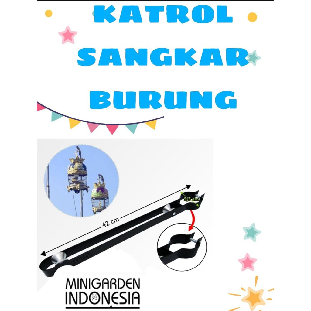 KATROL SANGKAR BURUNG kerekan besi kandang perkutut katrol roda gantungan bendera