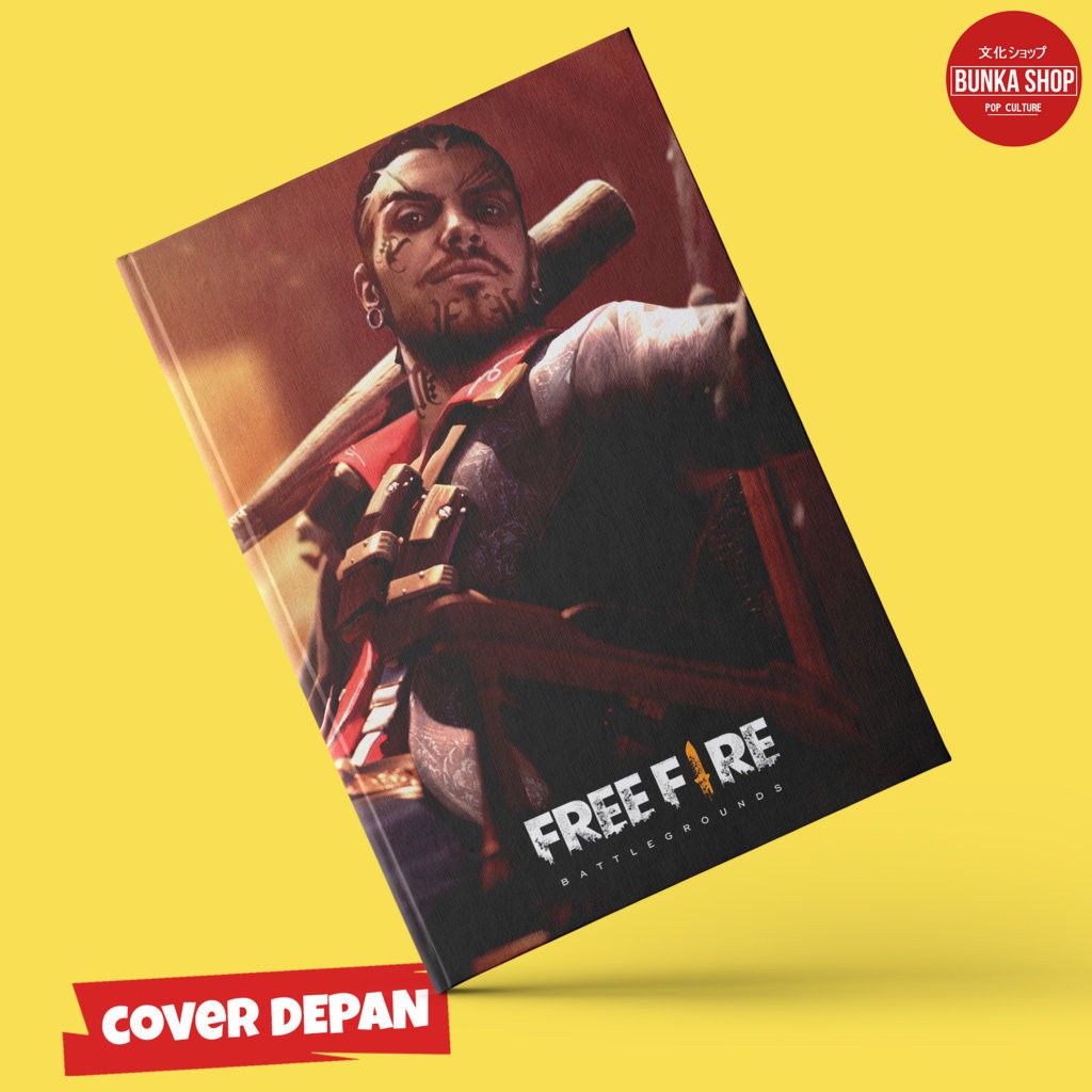 

Note Book Game Free Fire Antonio Hardcover A5 Buku Catatan Buku Tulis Murah