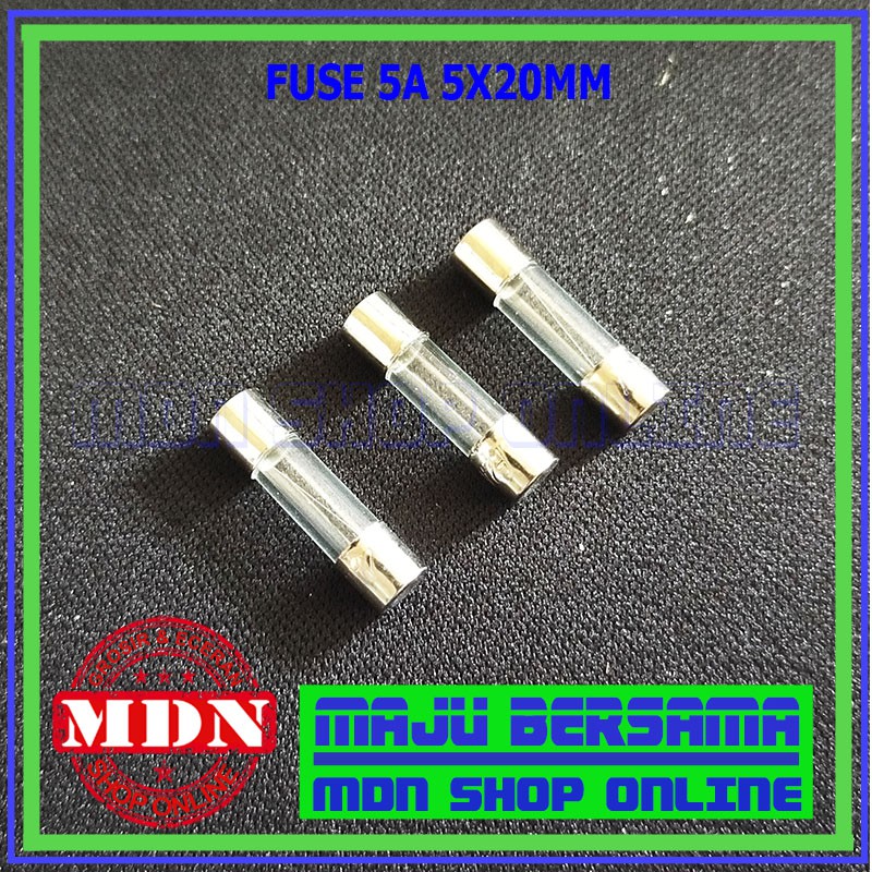 Fuse 5A 250V - Sekering 5A 250V 5x20 mm