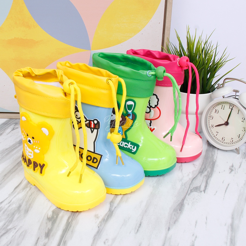 Yodra Ted Kids  Anak Jelly Boots Shoes Import YDR603 Real Pict Sepatu Boots anak