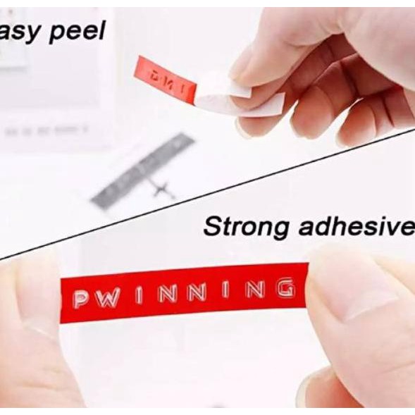 

FJ7 Refill Tape label maker 3embossing 9mm (untuk Dymo,Motex,Cidy) merk CIDY ➘ 48