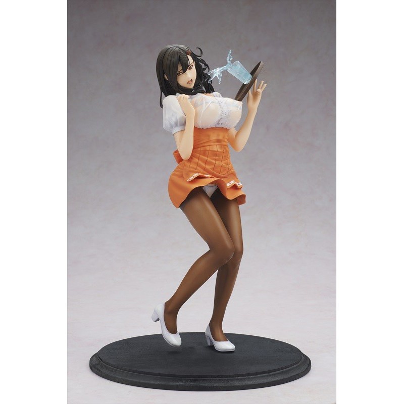 PVC 1/6 Scale Wakazuma Waitress Hitomi - Oda Non Heroine ( Cast Off )