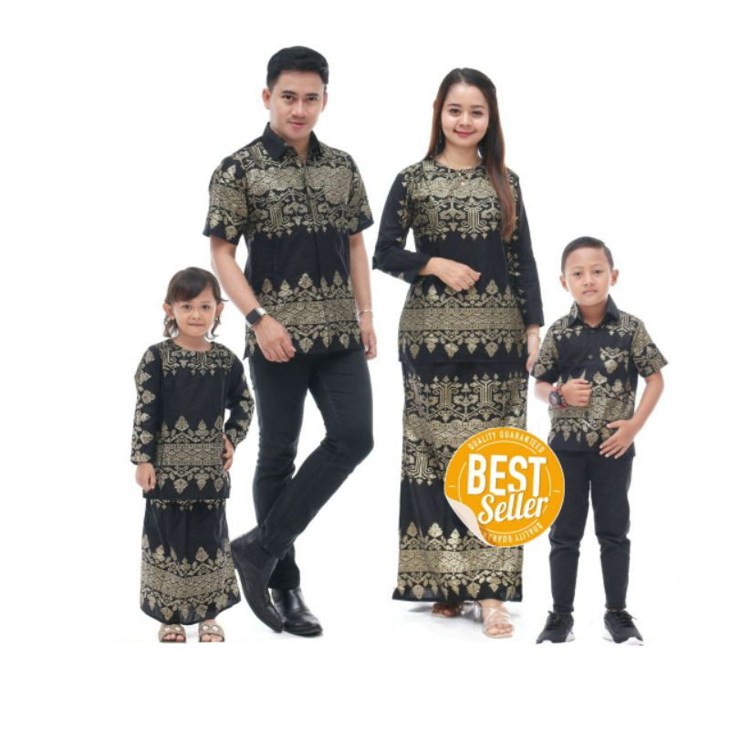 baju couple batik keluarga seragam kondangan prada songket