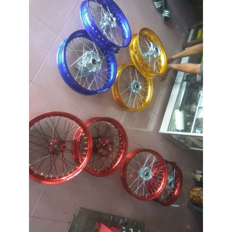 Whellset supermoto crf 300-350 tanpa ban