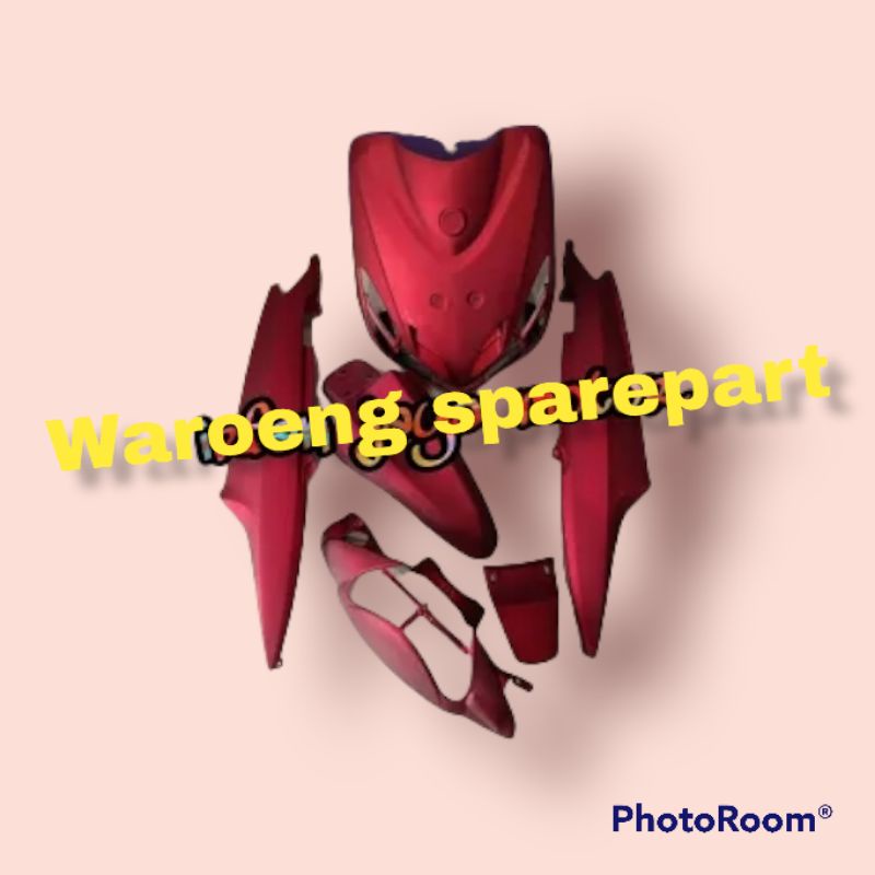 body halus Mio smile merah doff